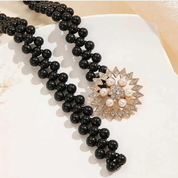 Faux Pearl Decor Belt - Picture 3 of 4